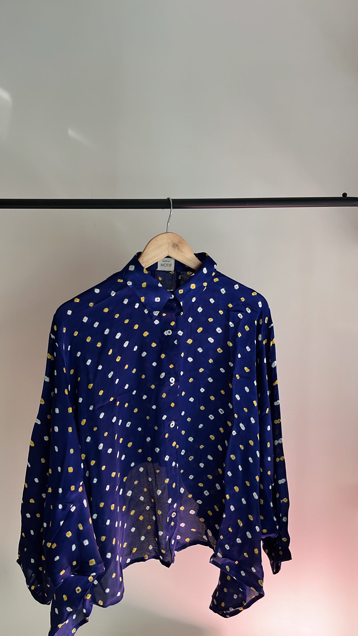 Blue Bandhej Shirt