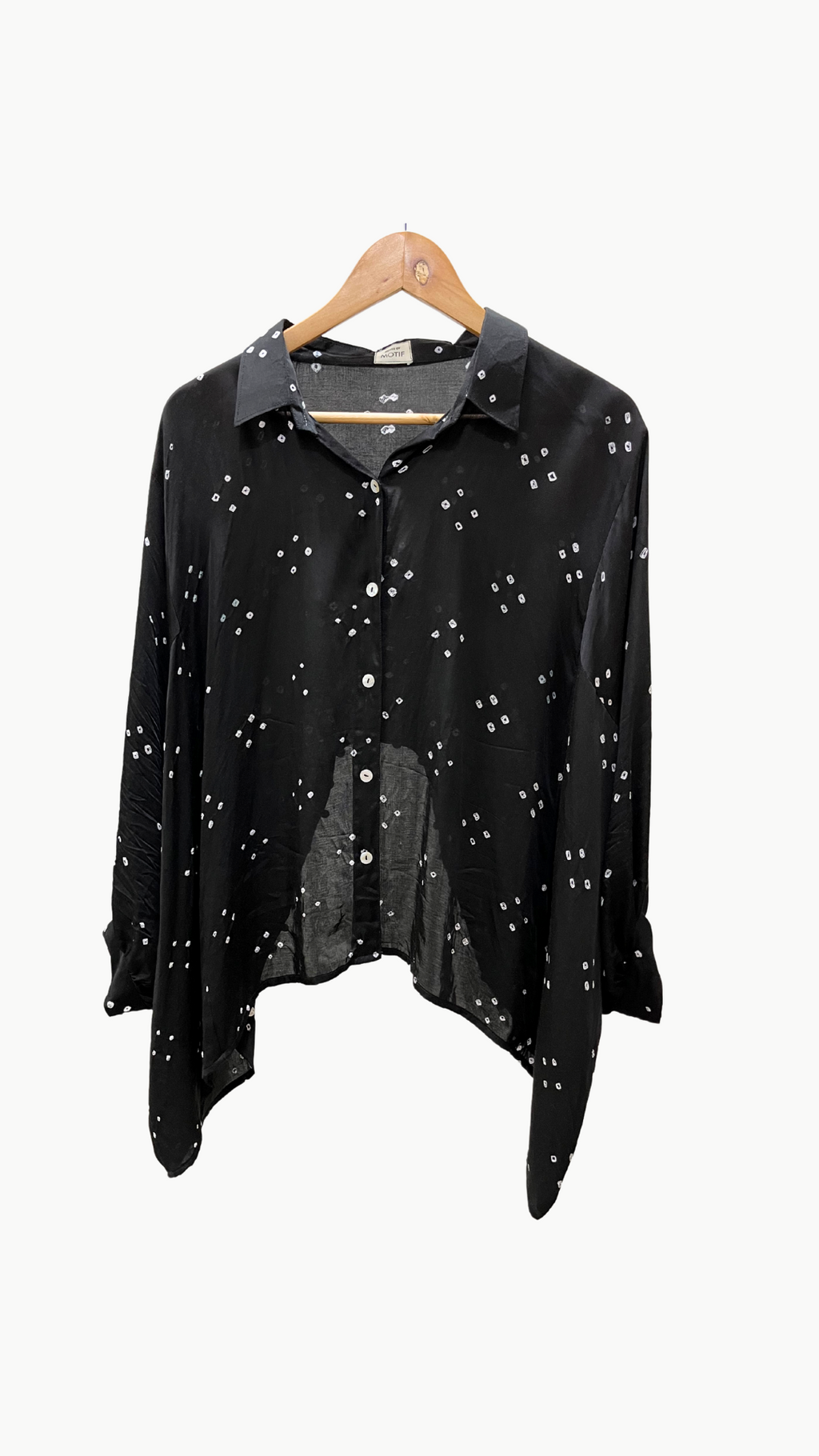 Black Bandhani Shirt
