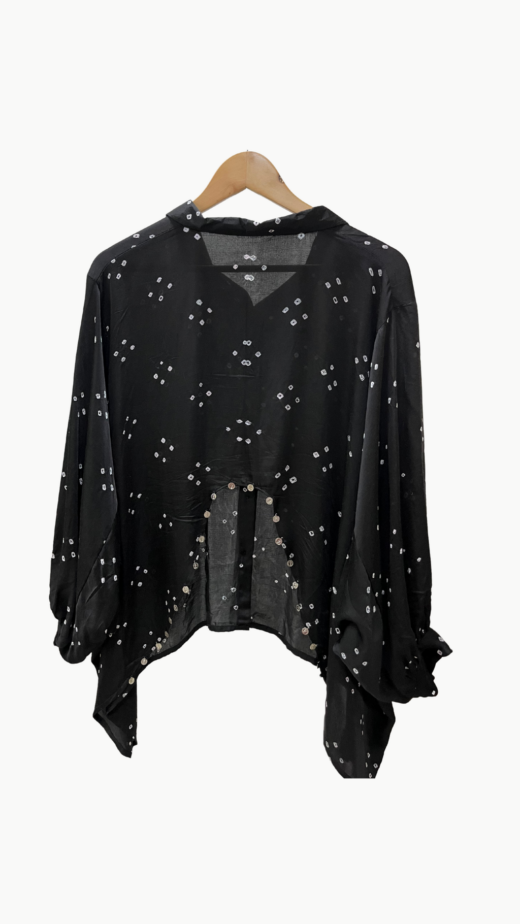 Black Bandhani Shirt