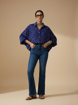 Blue Bandhej Shirt