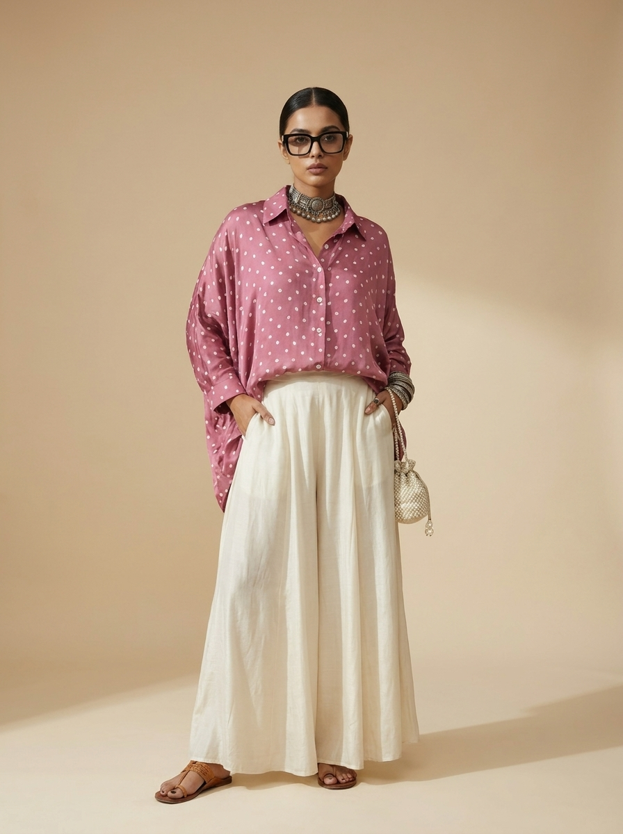 Aabha Bandhani Shirt